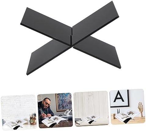 1 Set Acrylic Kitchen Counter Book Display Stand