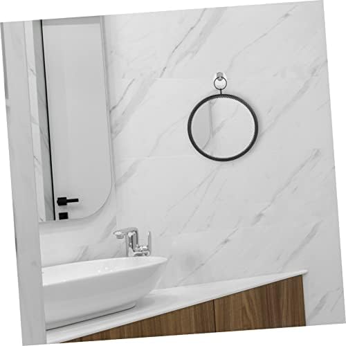 COSMEVIVI Round Black Wall Hanging Mirror 1