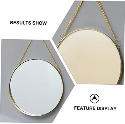 Angoily Wall Makeup Mirror Round Hanging Beauty Mirror