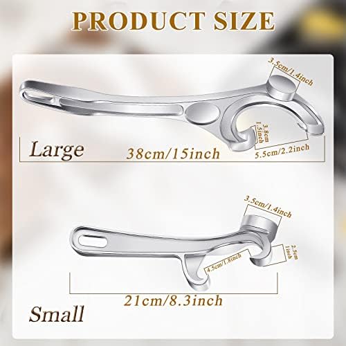 Suclain 2 Pieces Aluminum Bucket Opener with Lid Wrench
