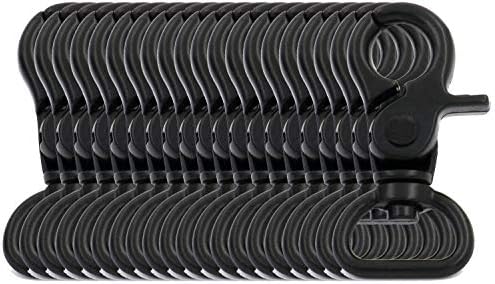 BIKICOCO 58 Swivel Trigger Snap Hook Black Pack of 20