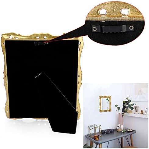 Sumnacon 12x10 Inch Vintage Gold Mirror