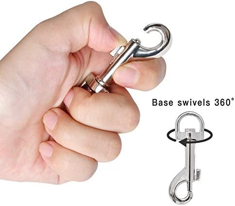 20pcs Heavy Duty Swivel Snap Hooks for Dog Leash and Crafts
