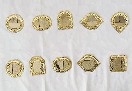 Handmade Brass-Arch Mirror with Silver Engraving 1