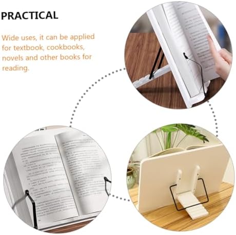 COHEALI Adjustable Wooden Book Stand for Reading and Display
