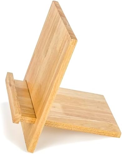 Red Co Sustainable Rubberwood Cookbook Stand 1