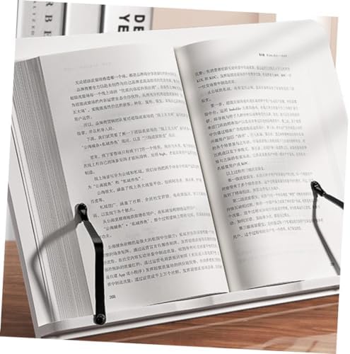 Wooden Book Stand Holder for Cookbooks Textbooks Magazines