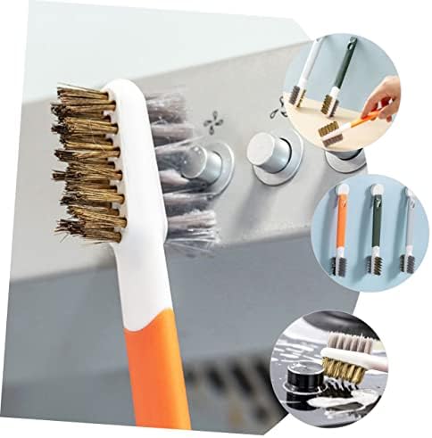 Alipis 3 Pcs Double-Ended Gas Stove Cleaning Brush
