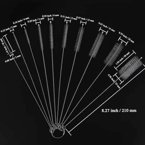 Inxens 10 Pack Straw Cleaner Brushes