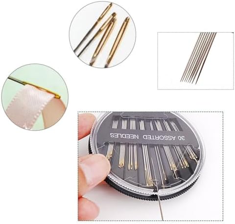 30-Piece Gold-Tail Hand Sewing Needles Set