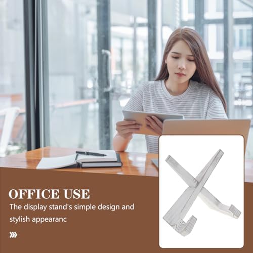 Zerodeko Sturdy X-Shaped Wooden Book Stand for Cookbooks and Magazines