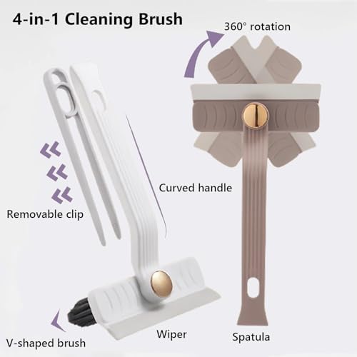 SIBERIT Multi-Function Rotating Crevice Cleaning Brush