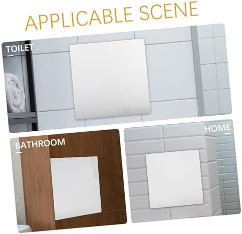 PRETYZOOM Non-Breakable Self-Adhesive Wall Mirror for Vanity