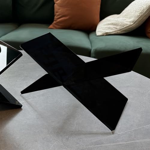 LEOP Clear Acrylic Book Stand for Books Tablets and Magazines