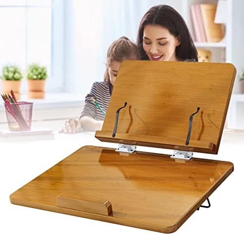 DXIXD Book Stand Wooden Multifunctional Holder