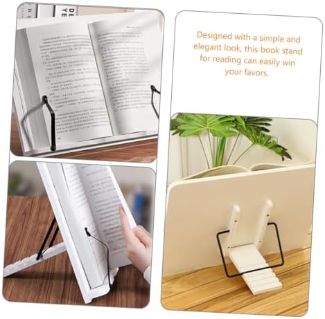 Adjustable Wooden Book Stand for Desk Reading Display