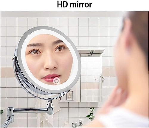 Bleslin Wall Vanity Mirror with LED 5X Magnification