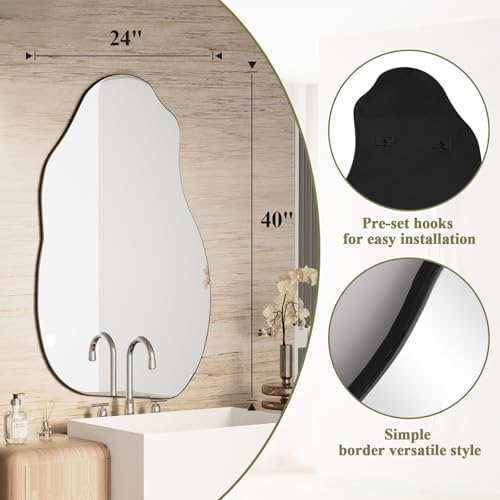 VooBang 24x40 Irregular Wall Mirror