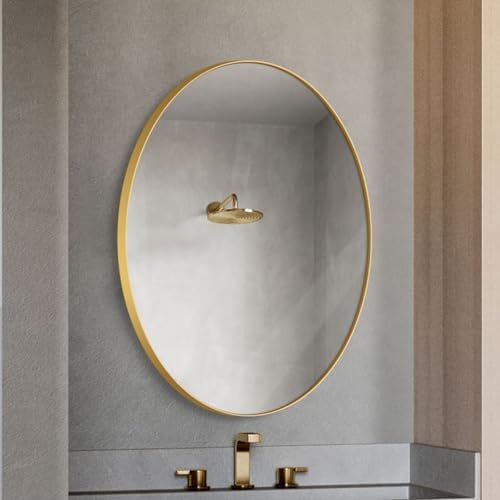 HD Bathroom Mirror 40x60cm Modern Black Wall Mount