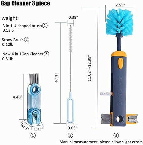 SIYANGHOM 4in1 Water Bottle Cleaner Brush Set