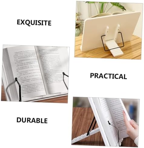 Adjustable Wooden Book Stand for Desk Reading Display