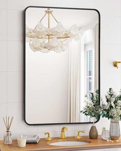 IDEALHOUSE HD Eco-Friendly Bathroom Mirror 24x36 Inch