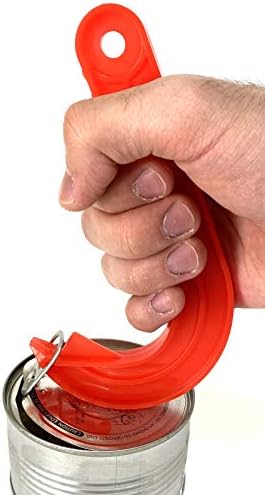 ALAZCO 2-Piece Ring Pull Can Opener - Safe for Arthritis Hands