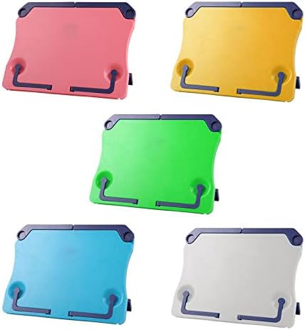 Adjustable Cookbook Stand for Kitchen and Desk Reading Green