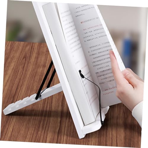 COHEALI Adjustable Wooden Book Stand for Reading and Display