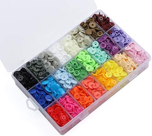 ilauke 408 Snap Buttons Set with Organizer Case