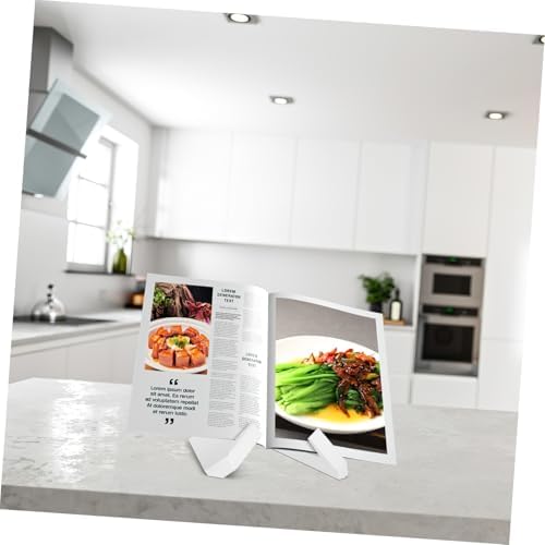 X Shape Wooden Cookbook Stand for Kitchen