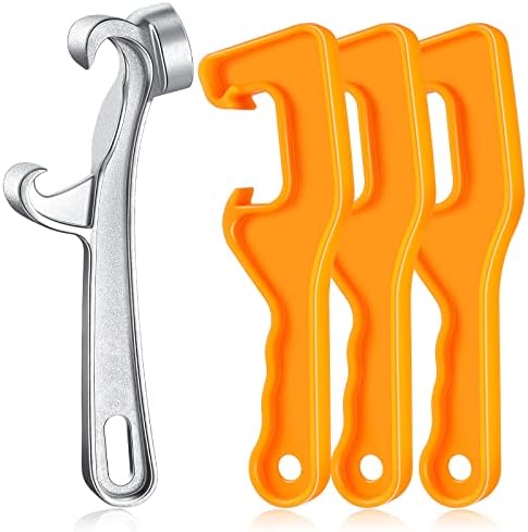 Yetene 1Pcs Aluminum 3Pcs Plastic Can Opener Set