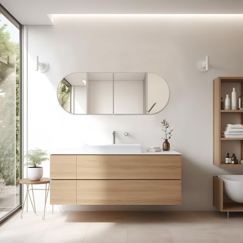 DARENYI 16x12 Arched Mirror for Bathroom