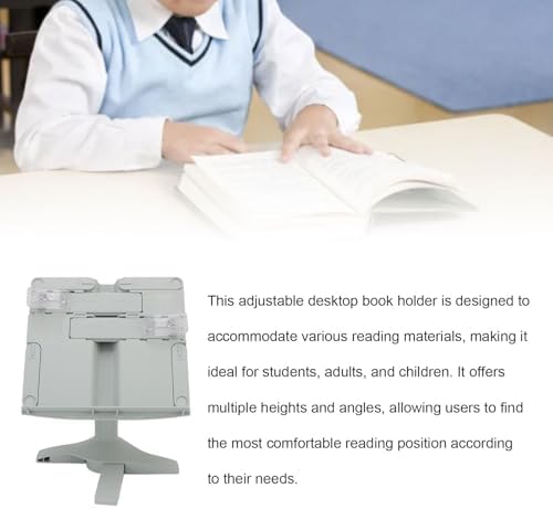 Adjustable Reading Stand for Books and Cookbooks Foldable and Lightweight