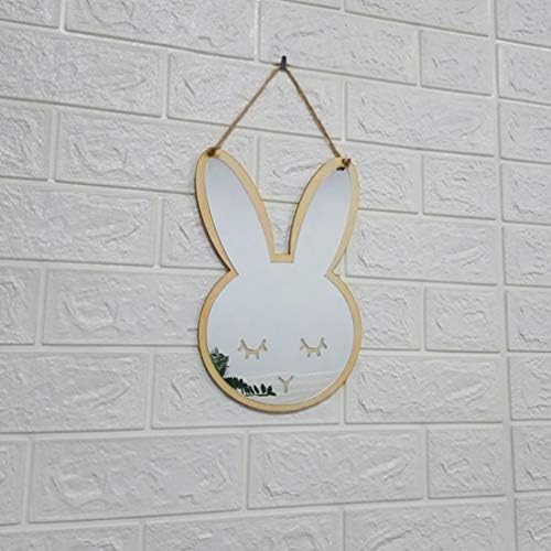 VORCOOL Hanging Wall Mirror Rabbit Design