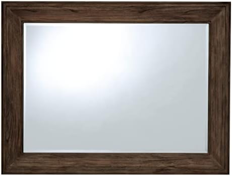 Hekman Wall Mirror Java Finish Solid Wood Durable