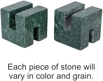 Creative Co-Op Marble Cookbook Stand Green