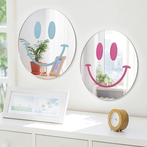 Dremisland Wall Mirror Preppy Decor Blue
