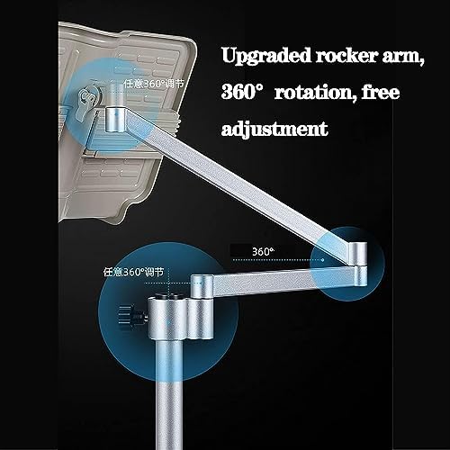 Foldable Reading Stand with Clamp and 360 Rotating Base