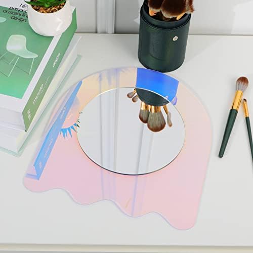LONGSHENG Desk Mirror with Colorful Gradient Effect