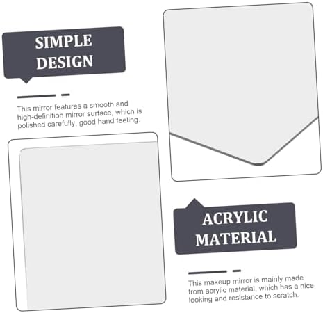 Self Adhesive Acrylic Makeup Mirror for Home Decor