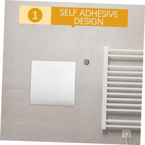 Luxshiny 2pcs Acrylic Mirror Wall Decor Non-Breakable