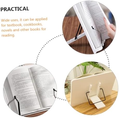 TOGEVAL Adjustable Wooden Book Stand for Reading