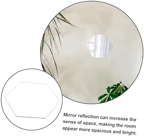 RORPOIR Acrylic Hexagon Wall Mirror
