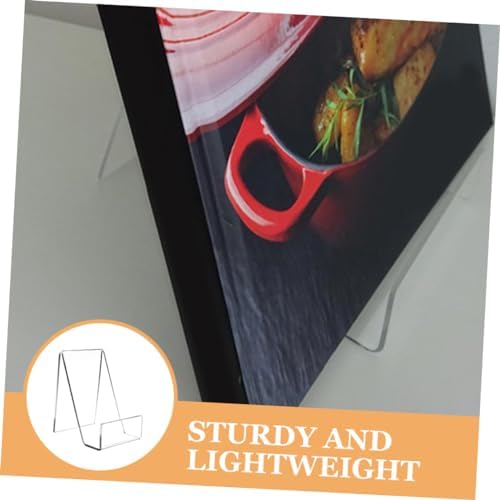 Modern Acrylic Book Rack for Easel and Desk Display