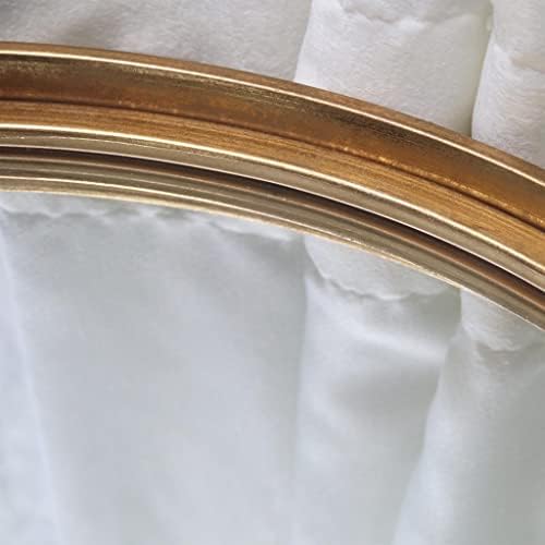 PARISLOFT 177x43 Gold Oval Wall Mirror