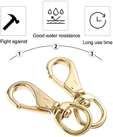 ULTECHNOVO Heavy Duty Swivel Clasps 2 Pcs Keychain Clips Buckles