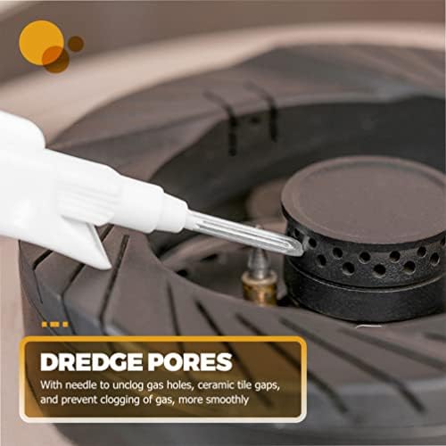 SOLUSTRE Double Sided Brush for Gas Stove Cleaning