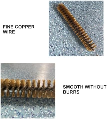 5Piece Brass Tube Brush Set for 6-15mm Pipes