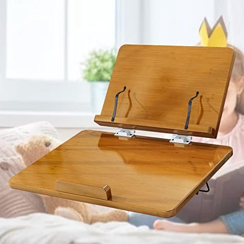 DXIXD Book Stand Wooden Multifunctional Holder